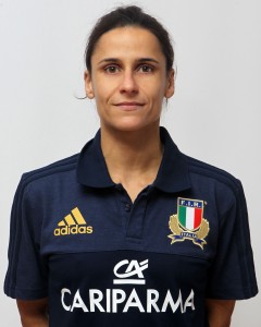 Parma, 13/12/2015, raduno della Nazionale femminile, squadra e profili individuali, Sara Barattin, 9/11/86, Rugby Casale.