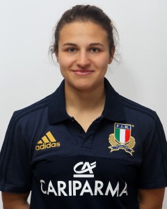 Parma, 13/12/2015, raduno della Nazionale femminile, squadra e profili individuali, Federica Cipolla, 05/10/95, Umbria Rugby Ragazze.