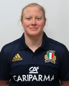 Parma, 13/12/2015, raduno della Nazionale femminile, squadra e profili individuali, Michela Este, 27/04/85, Benetton Rugby Treviso.