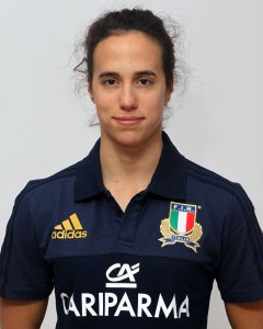 Parma, 13/12/2015, raduno della Nazionale femminile, squadra e profili individuali, Manuela Furlan, 30/06/88, Benetton Rugby Treviso.