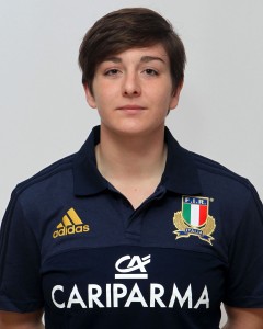 Parma, 13/12/2015, raduno della Nazionale femminile, squadra e profili individuali, Lucia Gai, 03/05/91, Rugby Riviera 1975.