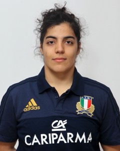 Parma, 13/12/2015, raduno della Nazionale femminile, squadra e profili individuali, Gaia Giacomolli, 01/01/95, Rugby Colorno F.C.