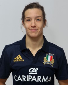 Parma, 13/12/2015, raduno della Nazionale femminile, squadra e profili individuali, Elisa Giordano, 01/11/90, Valsugana Rugby Padova.