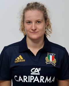 Parma, 13/12/2015, raduno della Nazionale femminile, squadra e profili individuali, Isabella Locatelli, 23/10/94, Rugby Monza 1949.