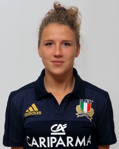 Parma, 13/12/2015, raduno della Nazionale femminile, squadra e profili individuali, Veronica Madia, 16/01/95, Rugby Colorno F.C.