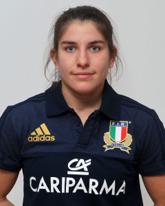 Parma, 13/12/2015, raduno della Nazionale femminile, squadra e profili individuali, Maria Magatti, 21/08/92, Rugby Monza 1949.