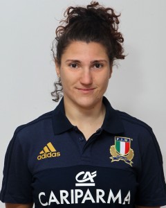 Parma, 13/12/2015, raduno della Nazionale femminile, squadra e profili individuali, Diletta Nicoletti, 12/10/91, Rugby Bologna1928.