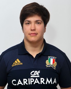 Parma, 13/12/2015, raduno della Nazionale femminile, squadra e profili individuali, Valentina Ruzza, 13/09/92, Valsugana Rugby Padova.